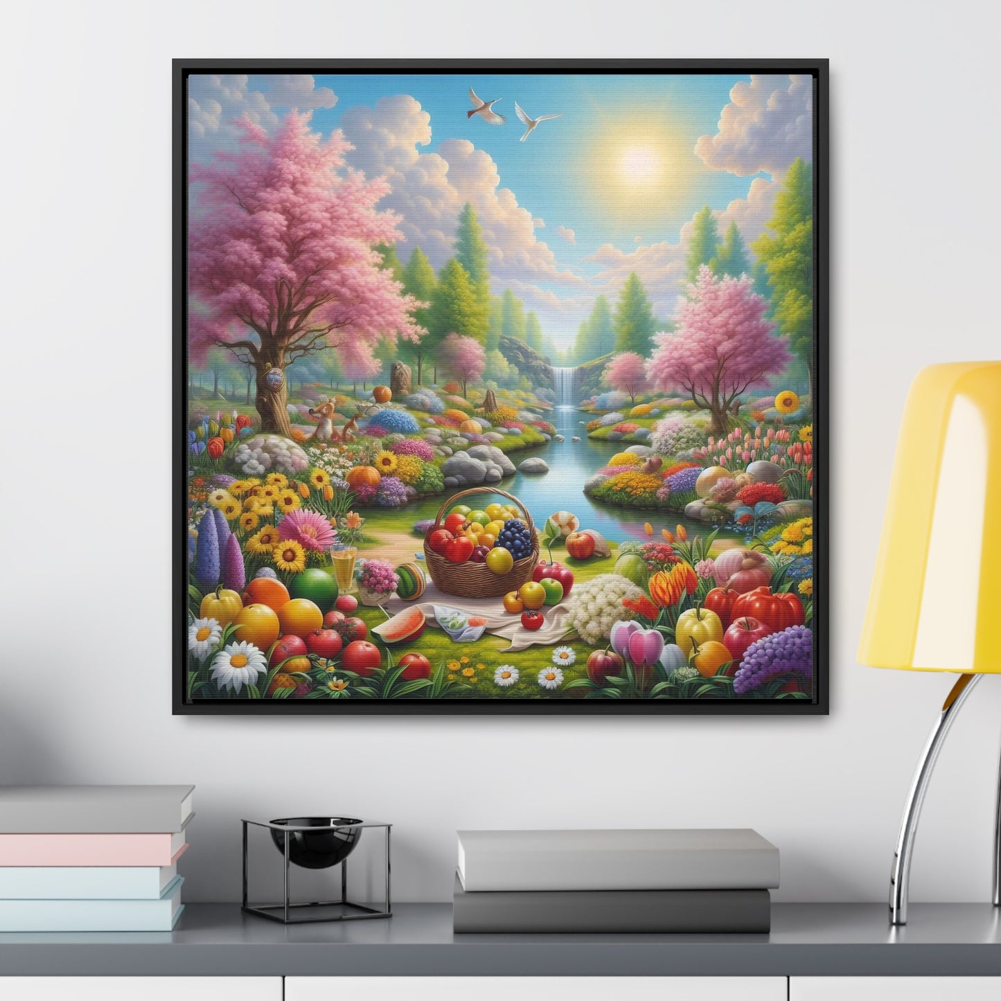 Framed Gallery Canvas Wrap - Spring 46