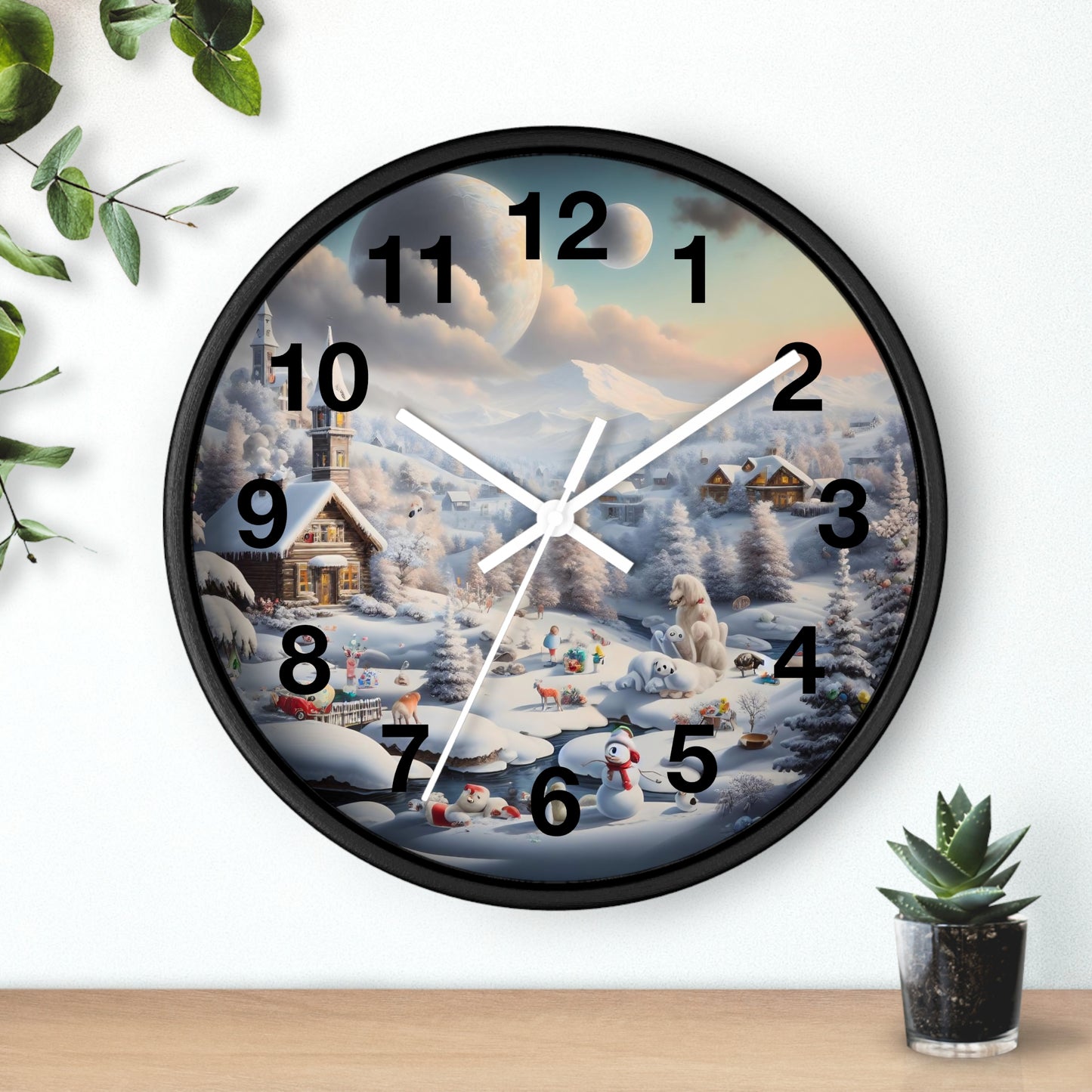 Wall Clock - Winter 104