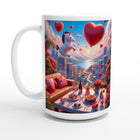 White 15oz Ceramic Mug - Valentine's Day 41