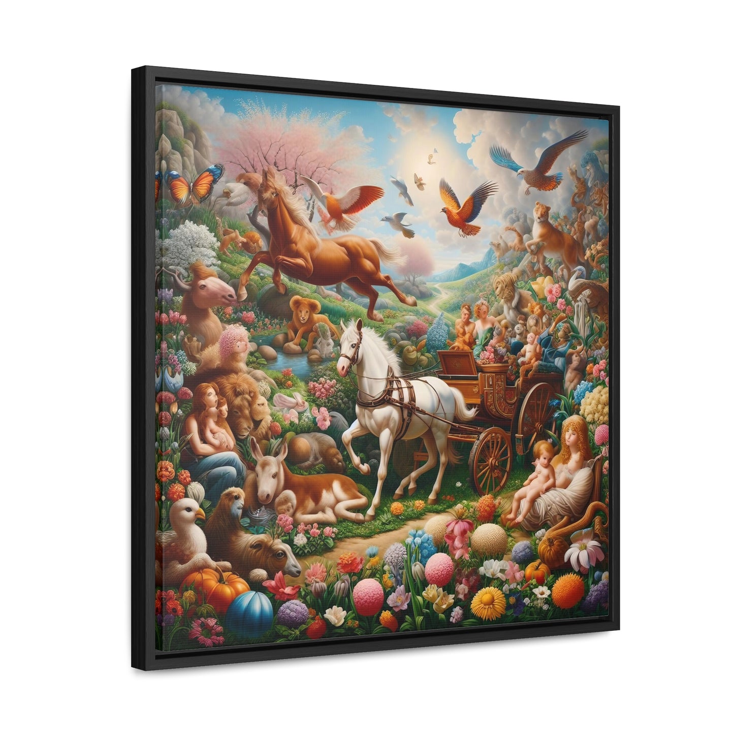 Framed Gallery Canvas Wrap - Spring 10