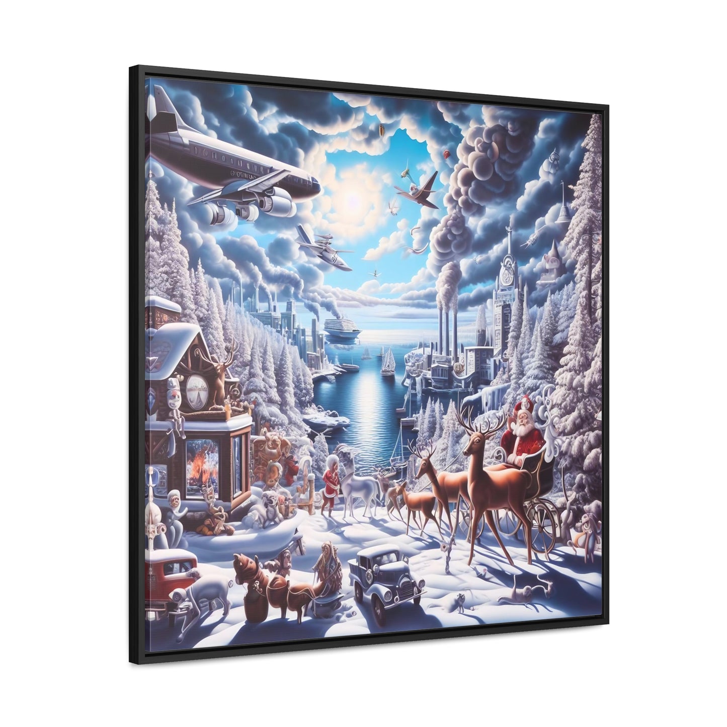 Framed Gallery Canvas Wrap - Winter 114