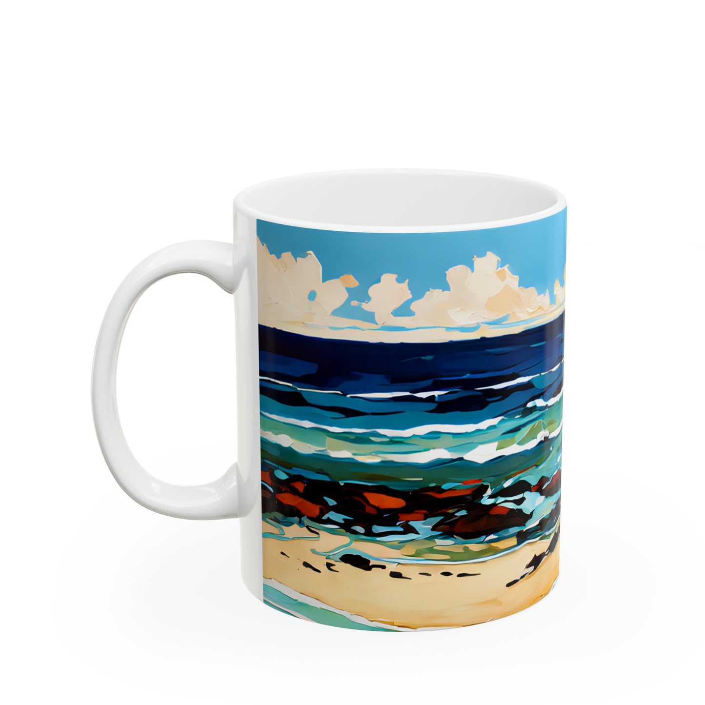 Ceramic Mug 11oz - Beach 11003