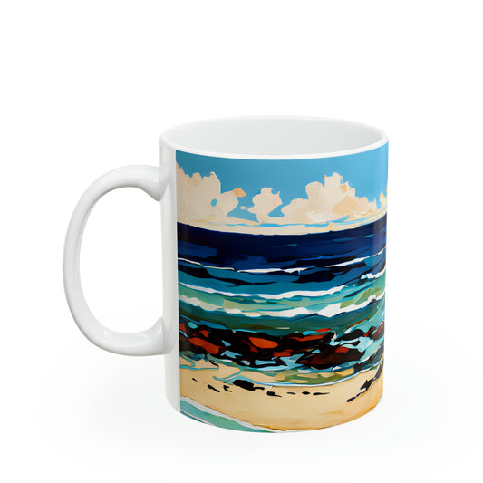 Ceramic Mug 11oz - Beach 11003