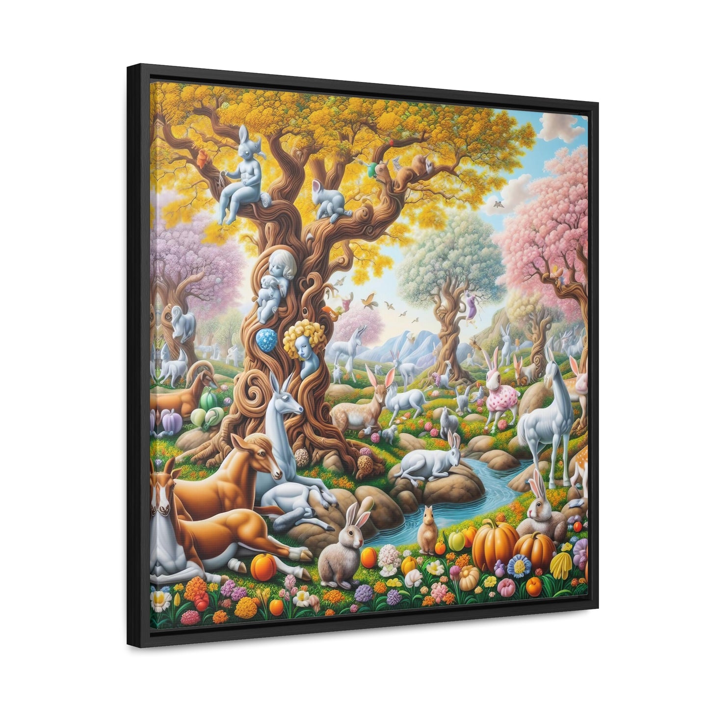 Framed Gallery Canvas Wrap - Spring 133