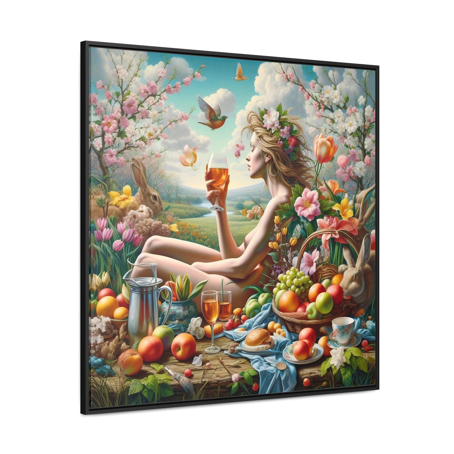 Framed Gallery Canvas Wrap - Spring 1