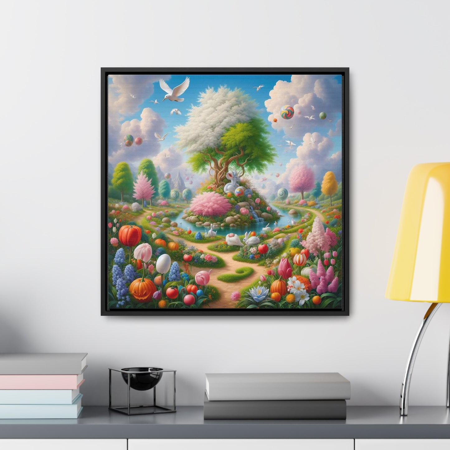 Framed Gallery Canvas Wrap - Spring 42