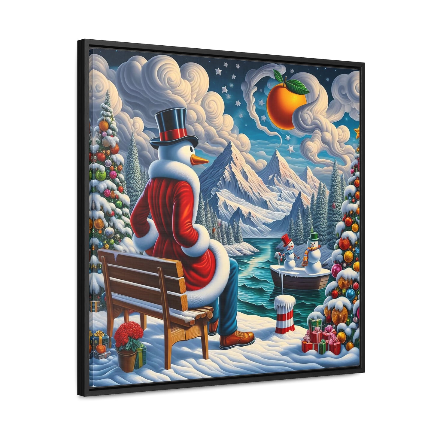 Framed Gallery Canvas Wrap - Winter 101