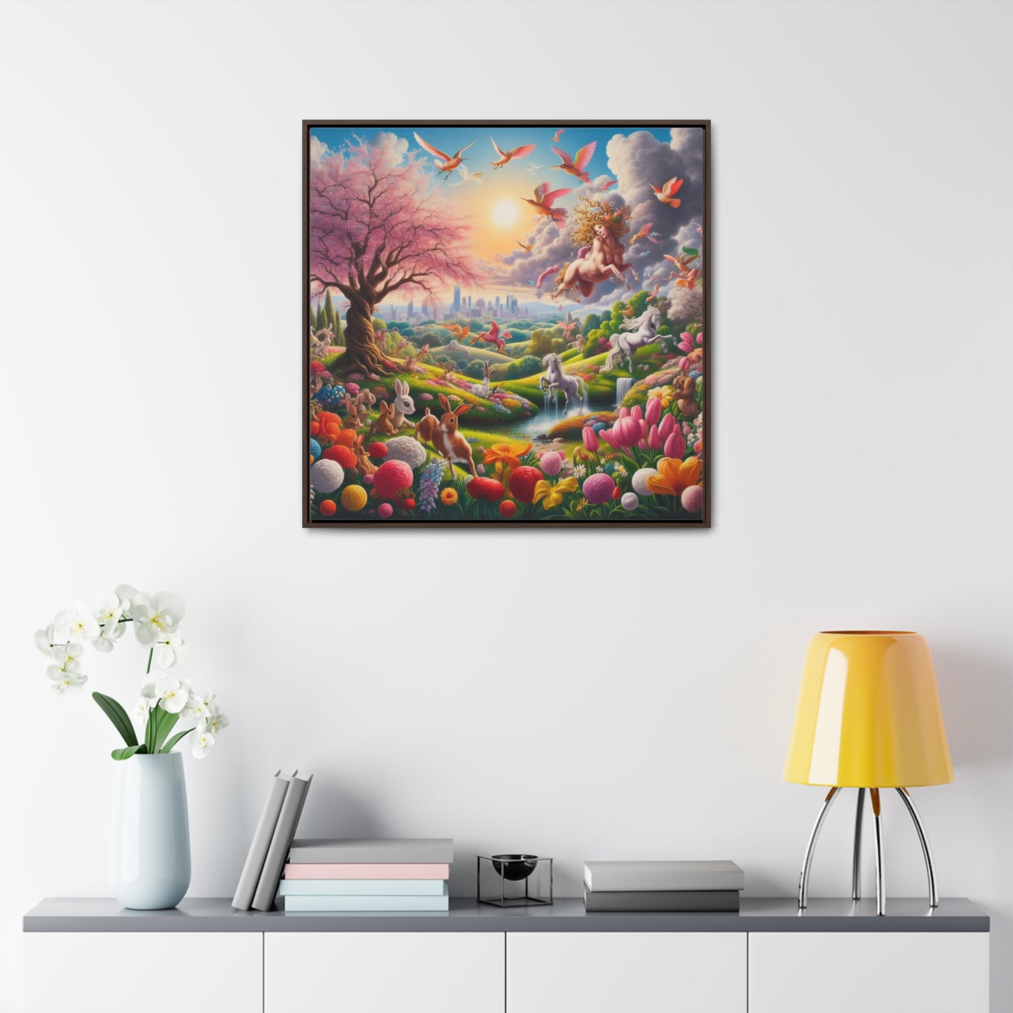 Framed Gallery Canvas Wrap - Spring 110