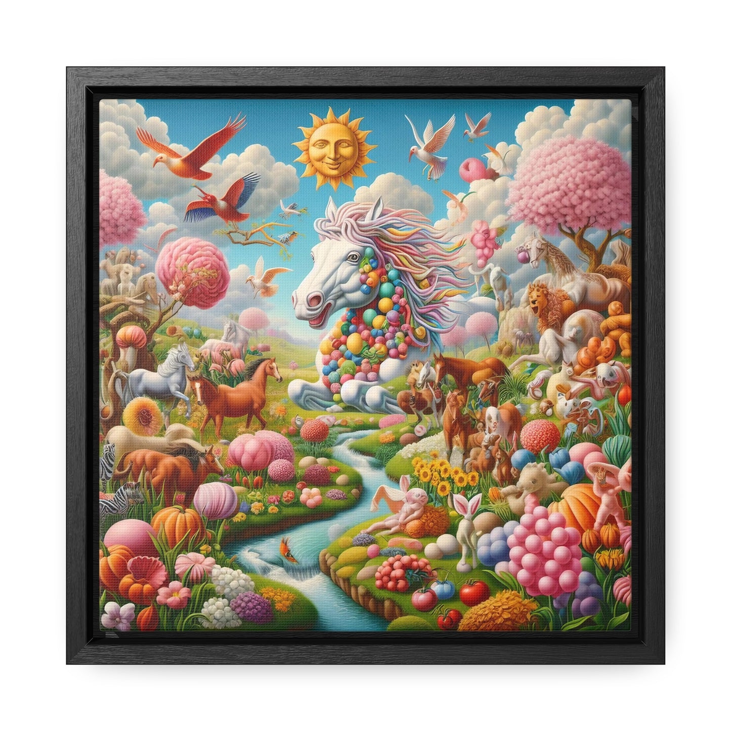 Framed Gallery Canvas Wrap - Spring 138