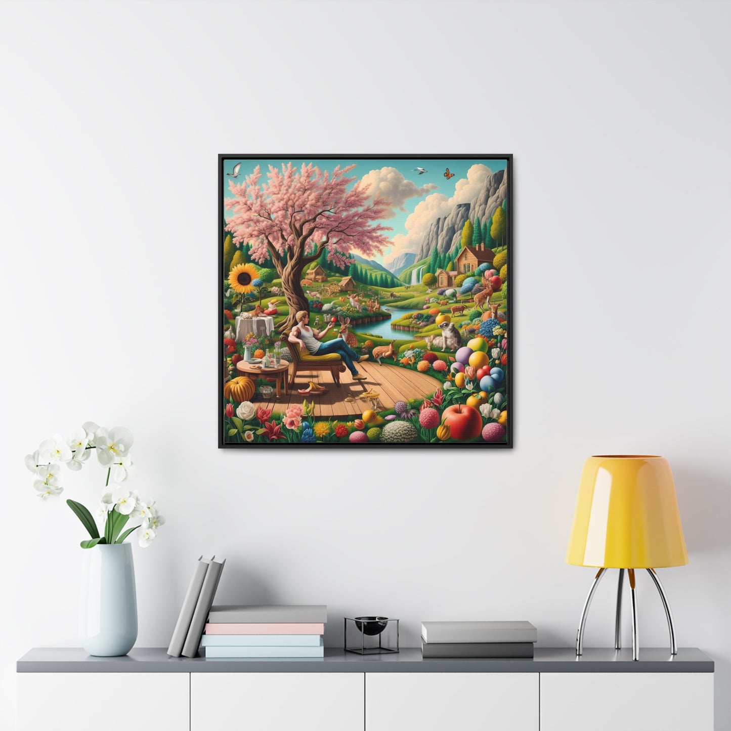 Framed Gallery Canvas Wrap - Spring 13