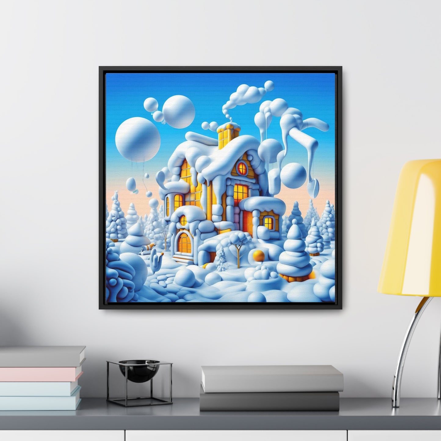 Framed Gallery Canvas Wrap - Winter 111