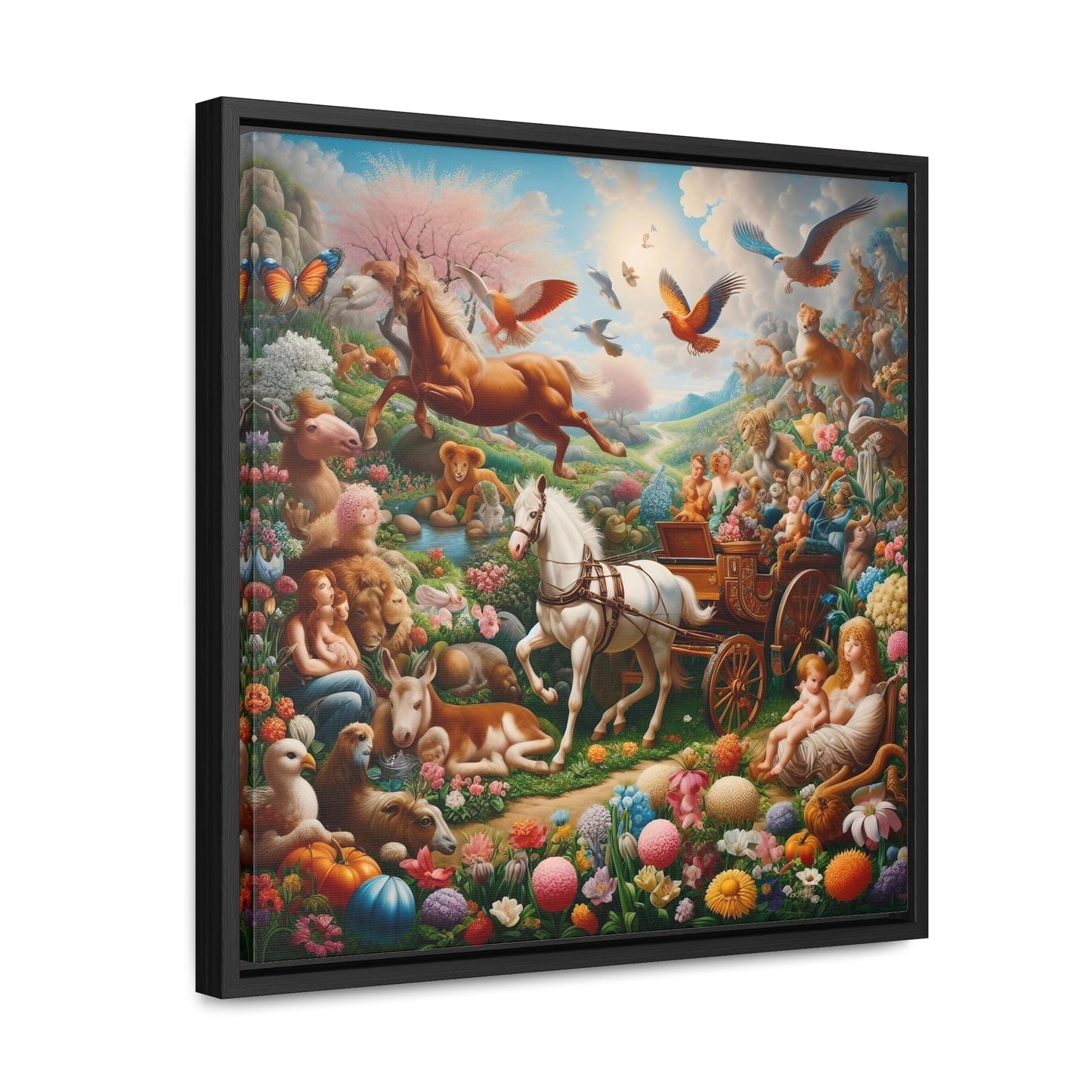 Framed Gallery Canvas Wrap - Spring 10