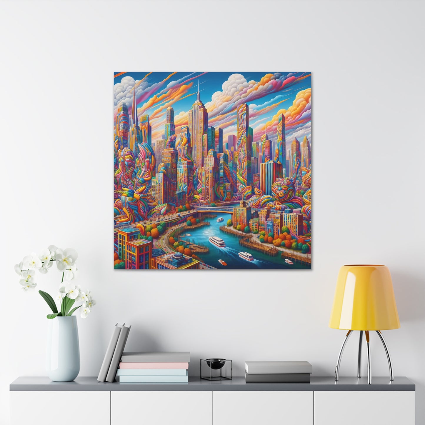 Canvas Gallery Wrap - City 13