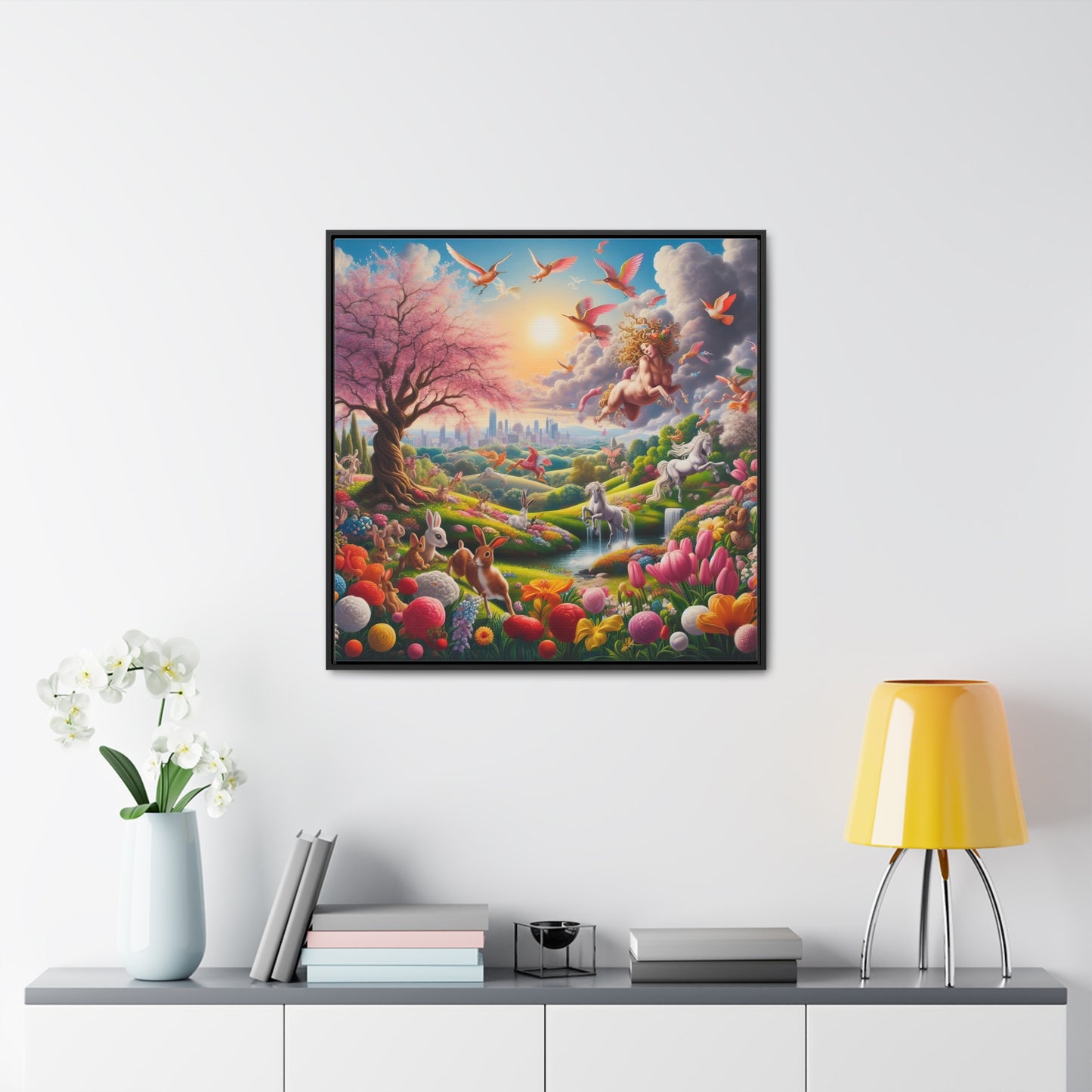 Framed Gallery Canvas Wrap - Spring 110