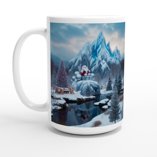 White 15oz Ceramic Mug - Winter 168