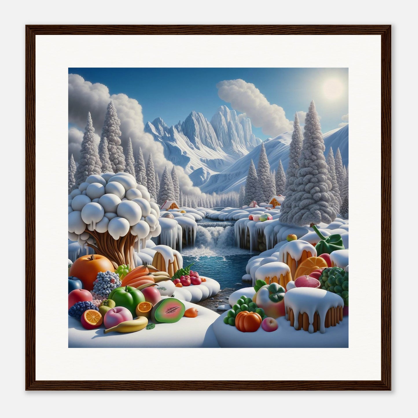 Wall Art - Winter 72 - Fruits by the river