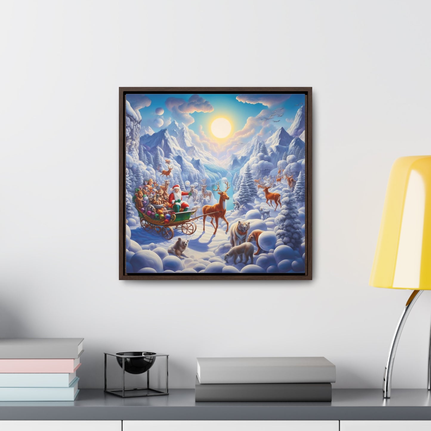 Framed Gallery Canvas Wrap - Winter 123