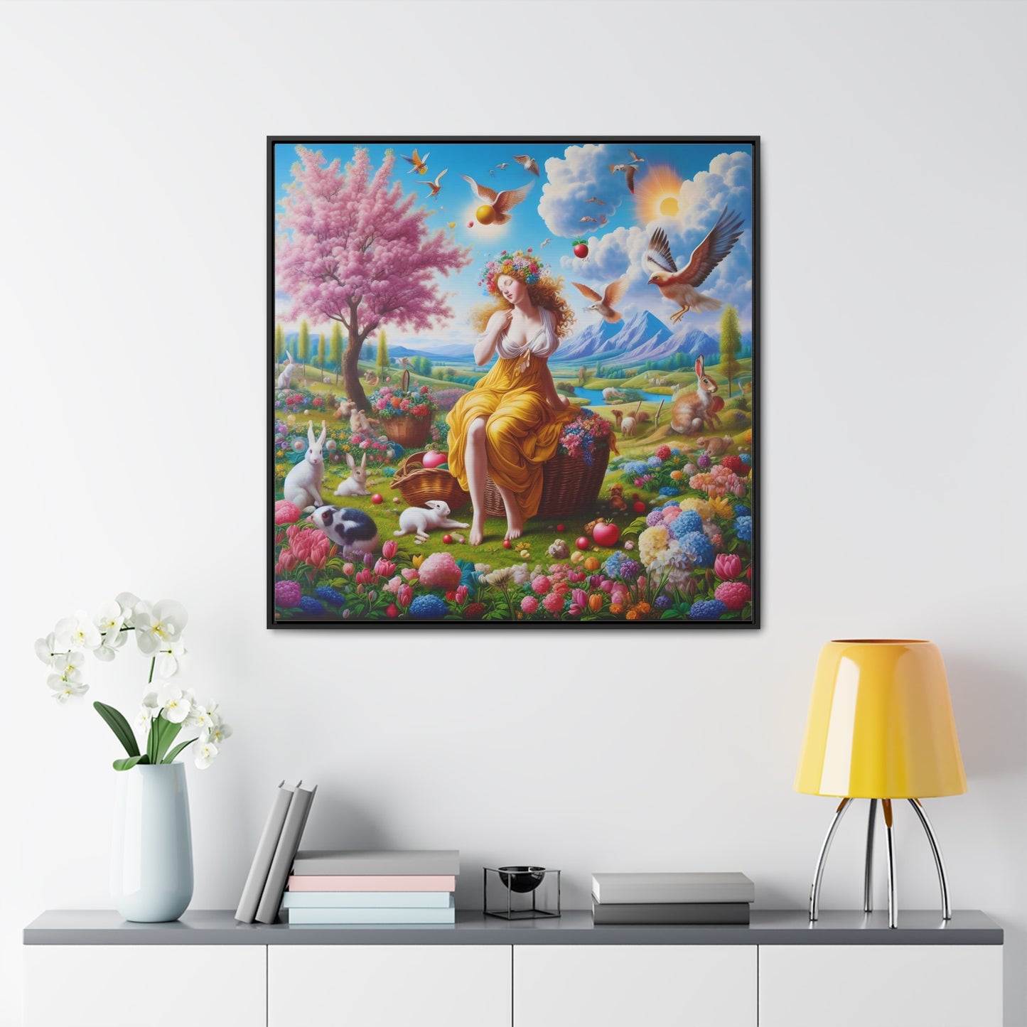 Framed Gallery Canvas Wrap - Spring 116