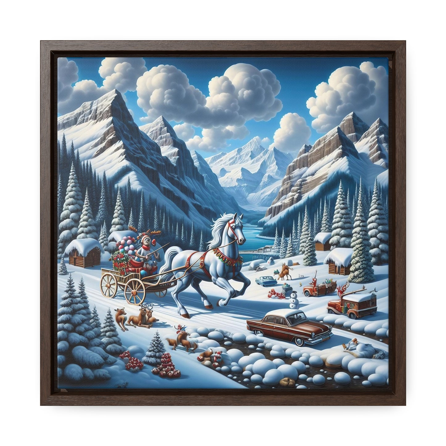 Framed Gallery Canvas Wrap - Winter 107