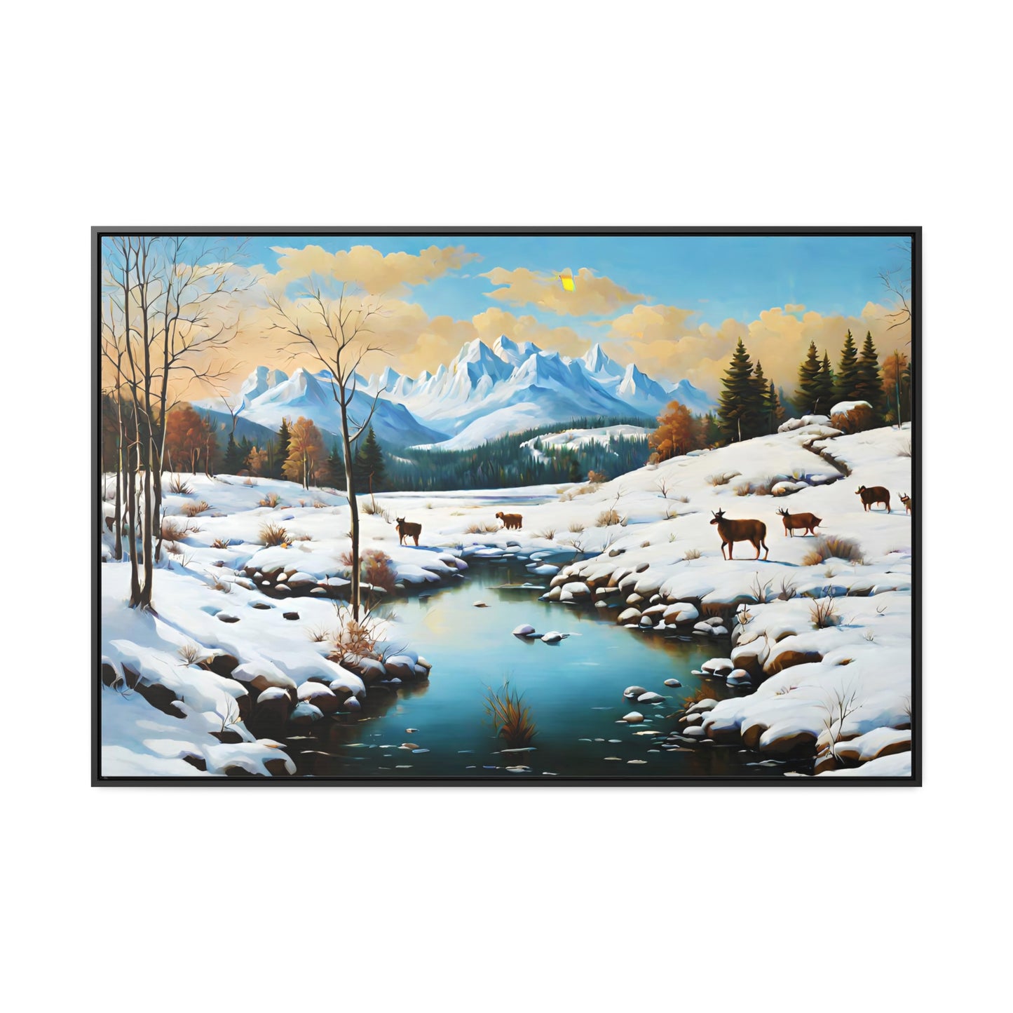 Framed Canvas Gallery Wrap - Winter 2003