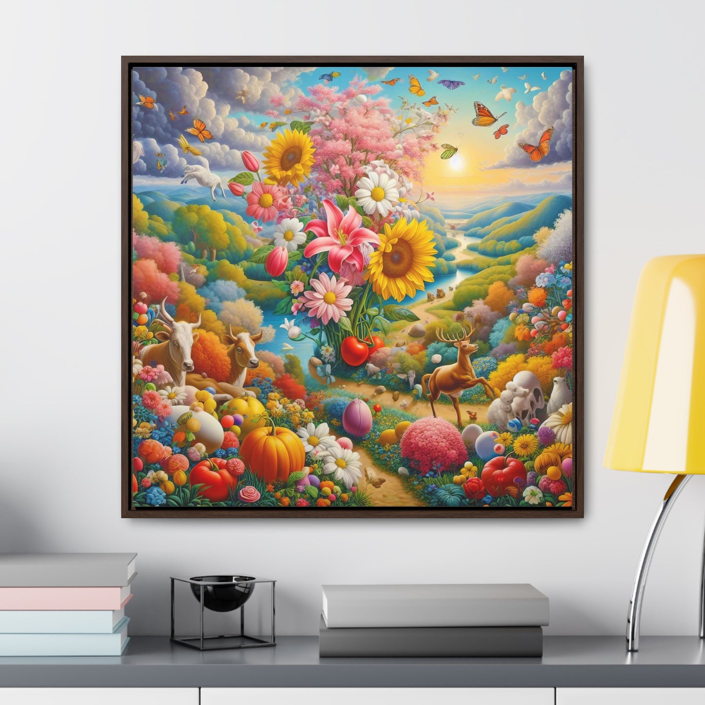 Framed Gallery Canvas Wrap - Spring 40