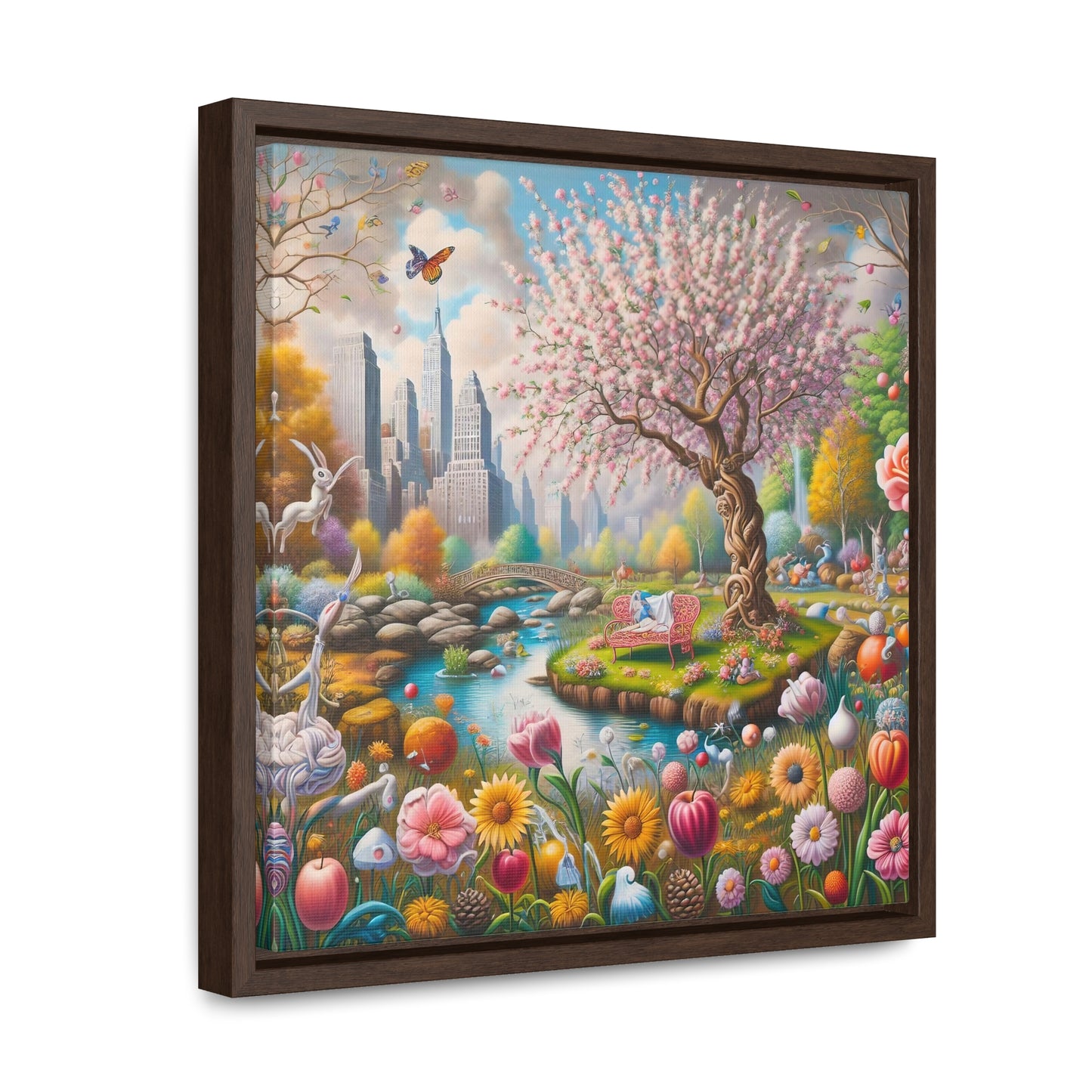 Framed Gallery Canvas Wrap - Spring 135