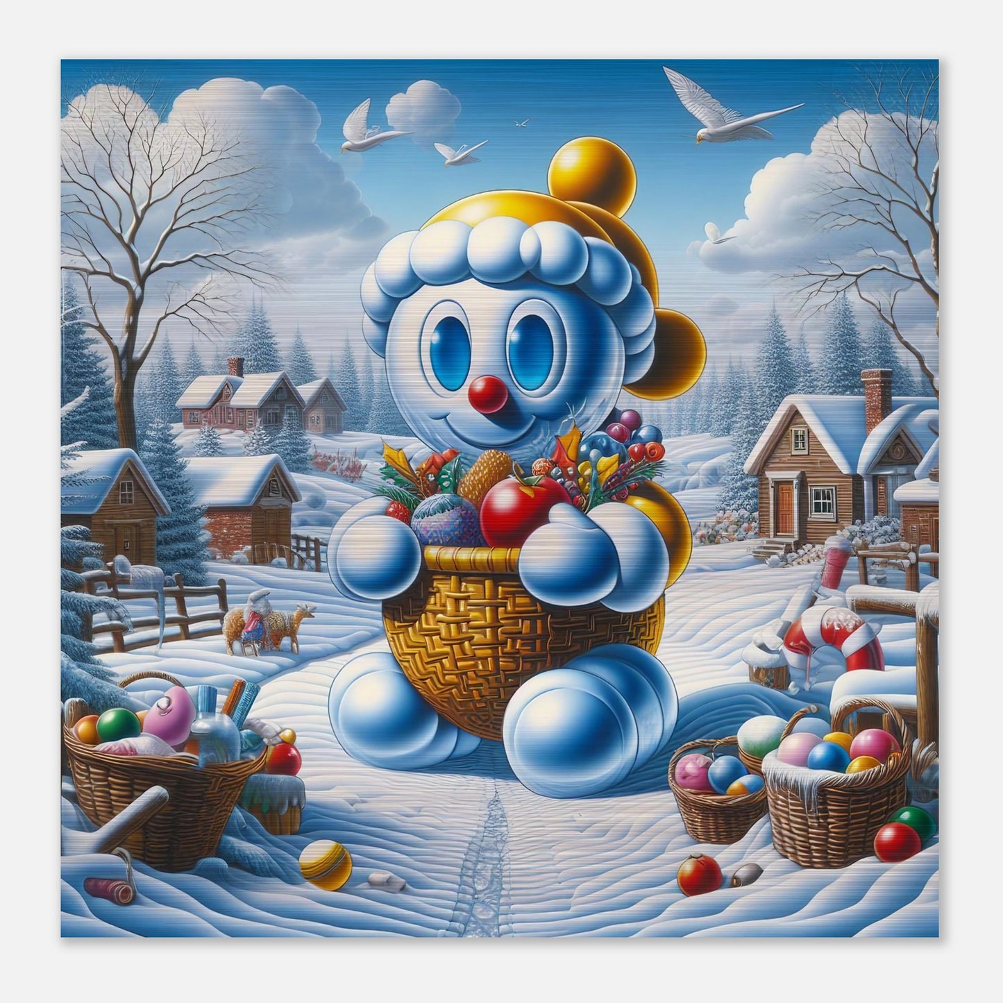Wall Art - Winter 52 - Baby snowman