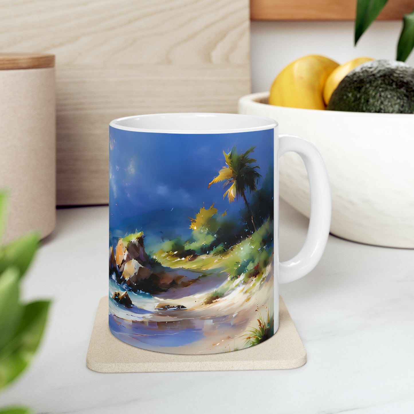 Ceramic Mug 11oz - Beach 3002