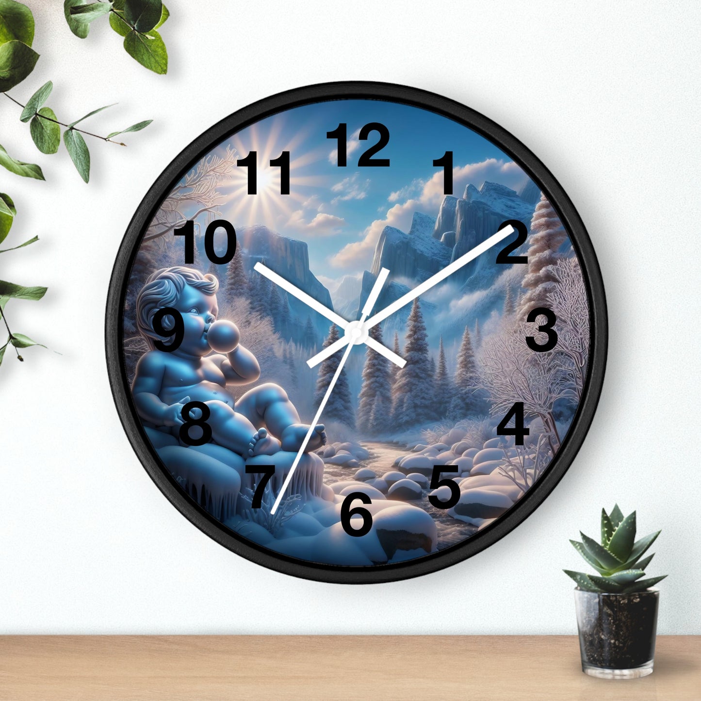 Wall Clock - Winter 119