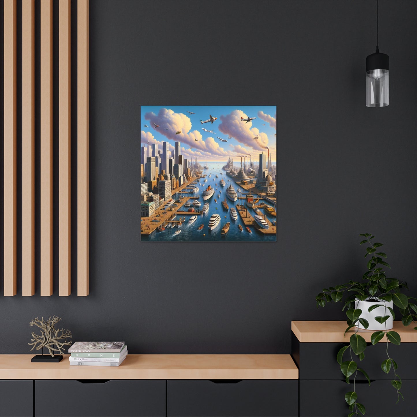 Canvas Gallery Wrap - Harbor 4