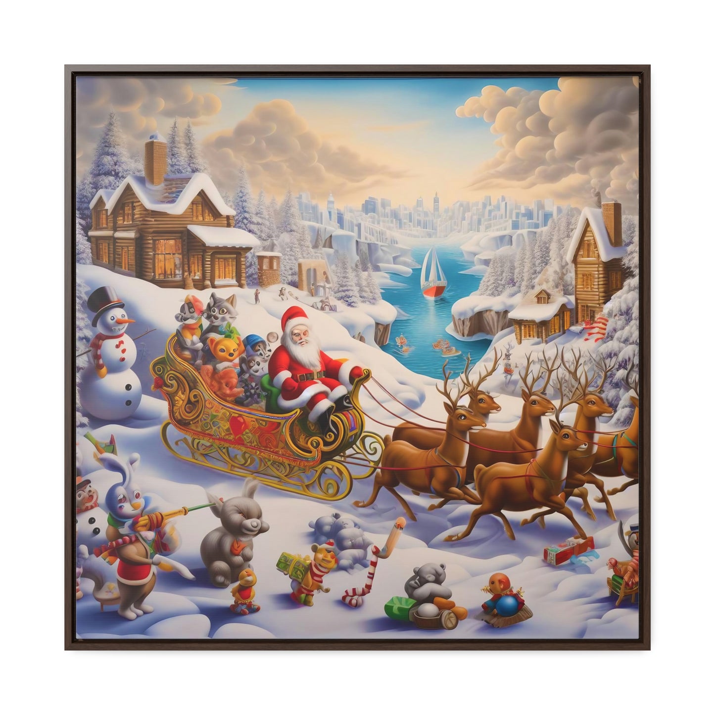 Framed Gallery Canvas Wrap - Winter 112