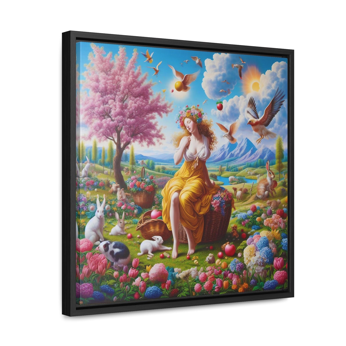 Framed Gallery Canvas Wrap - Spring 116