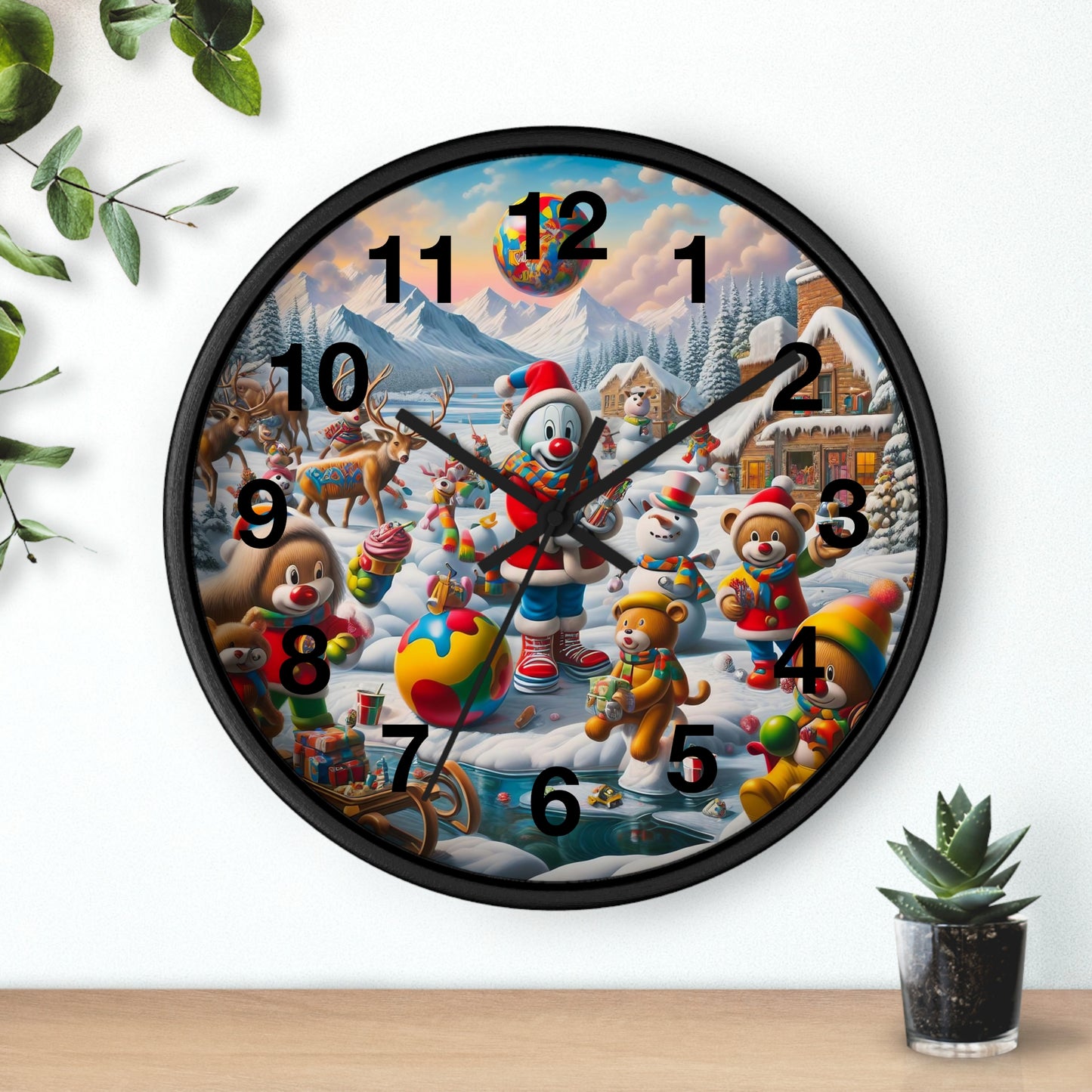 Wall Clock - Winter 108