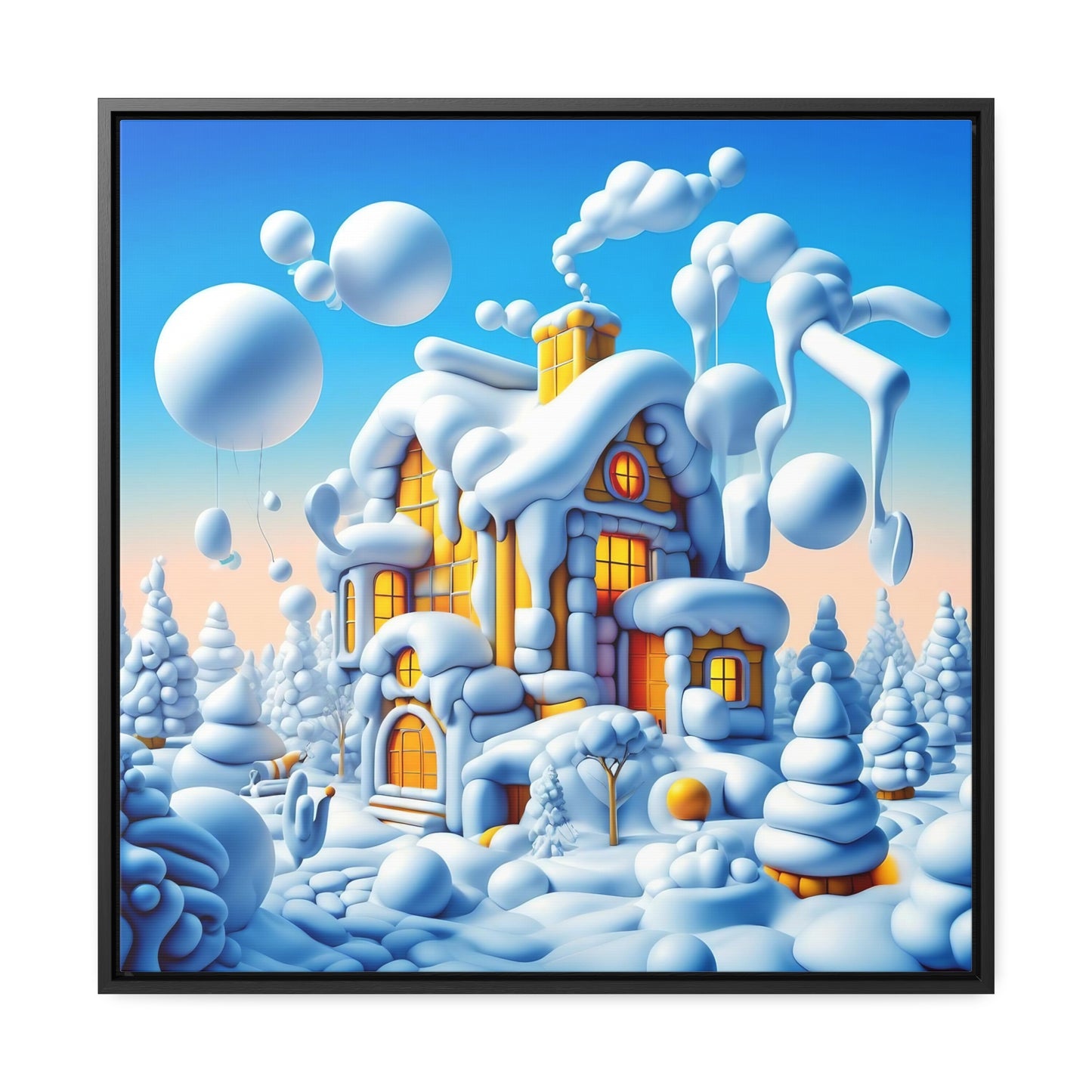 Framed Gallery Canvas Wrap - Winter 111