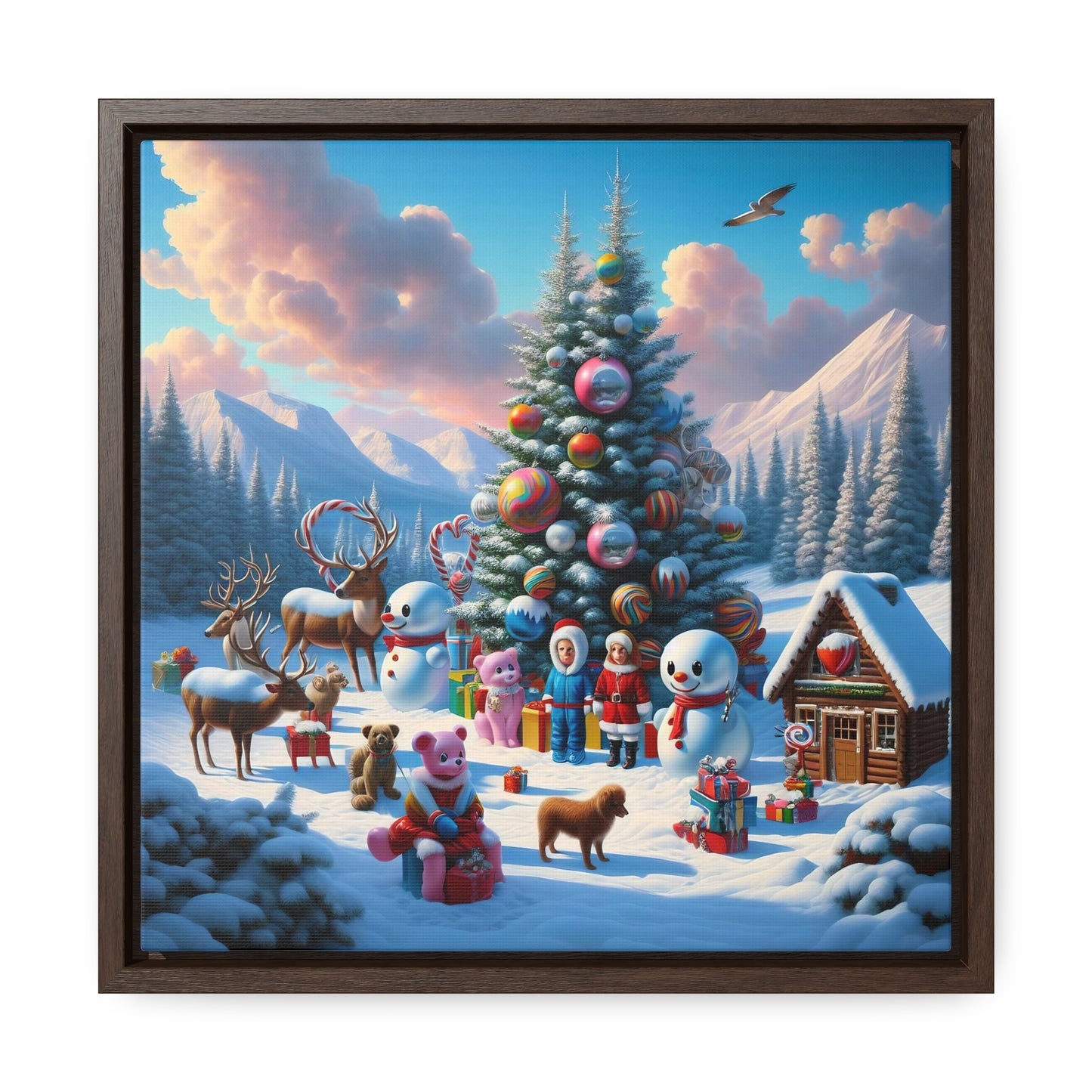 Framed Gallery Canvas Wrap - Winter 122