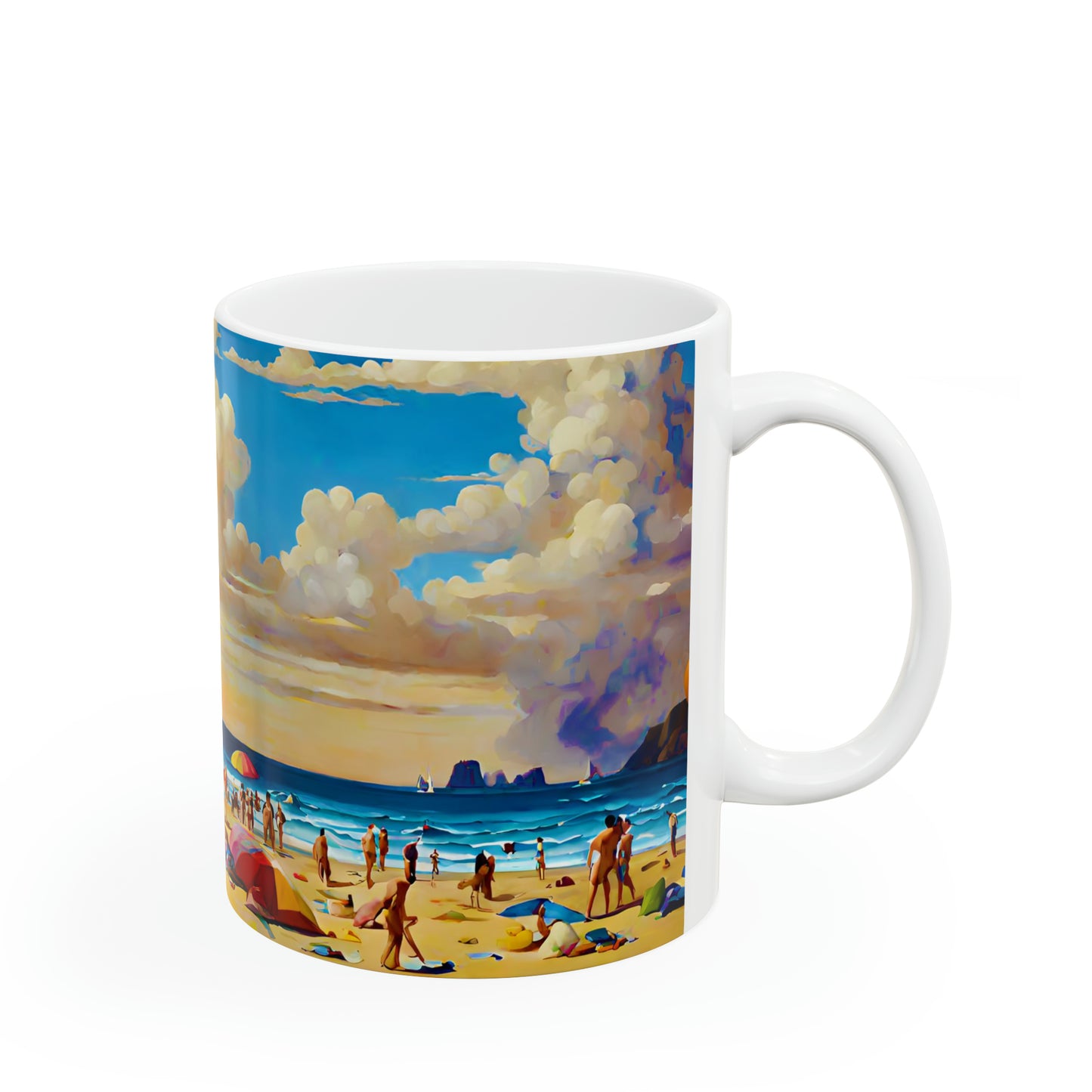 Ceramic Mug 11oz - Beach 2003