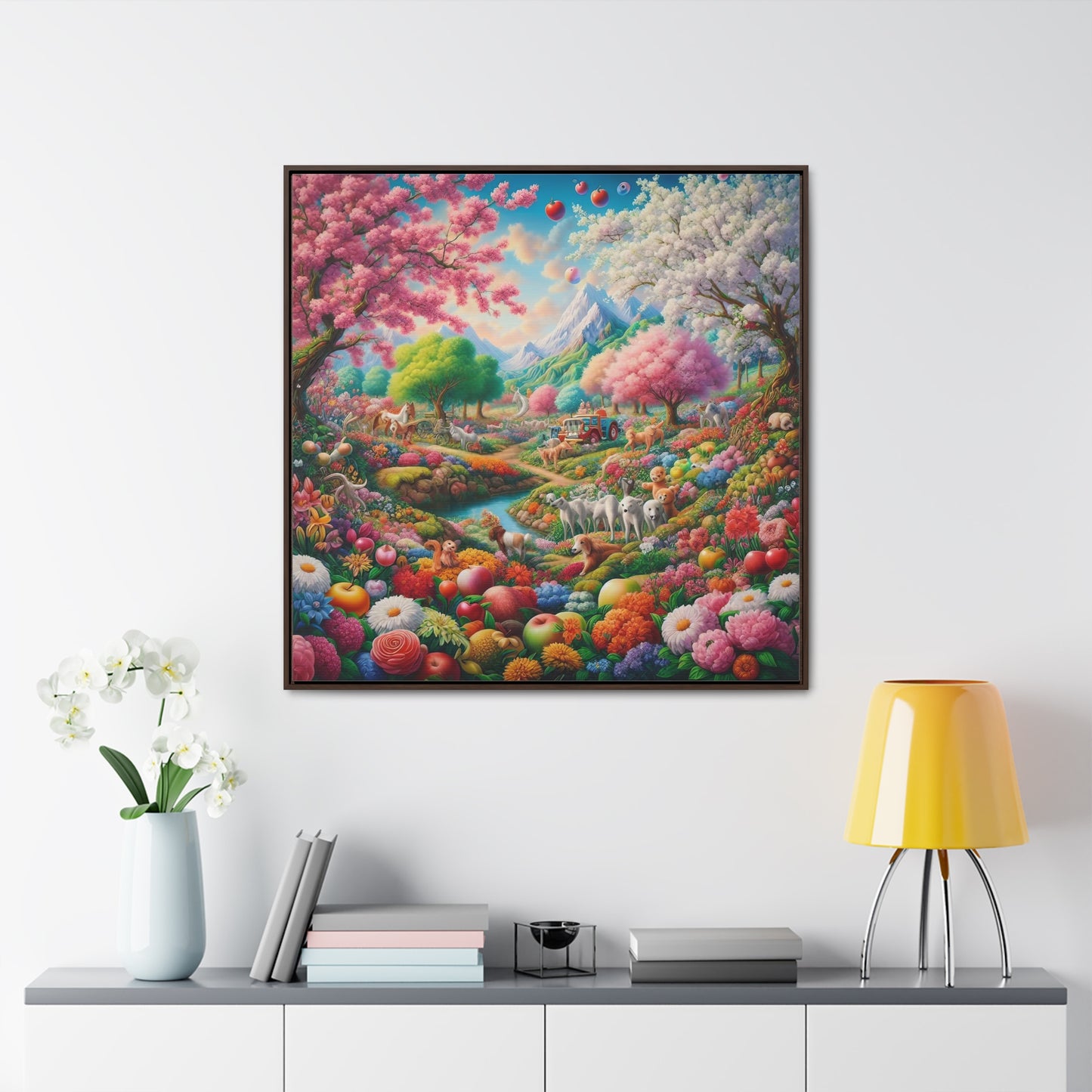 Framed Gallery Canvas Wrap - Spring 45