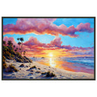 Museum-Quality Matte Paper Metal Framed Poster - Beach Sunset 3