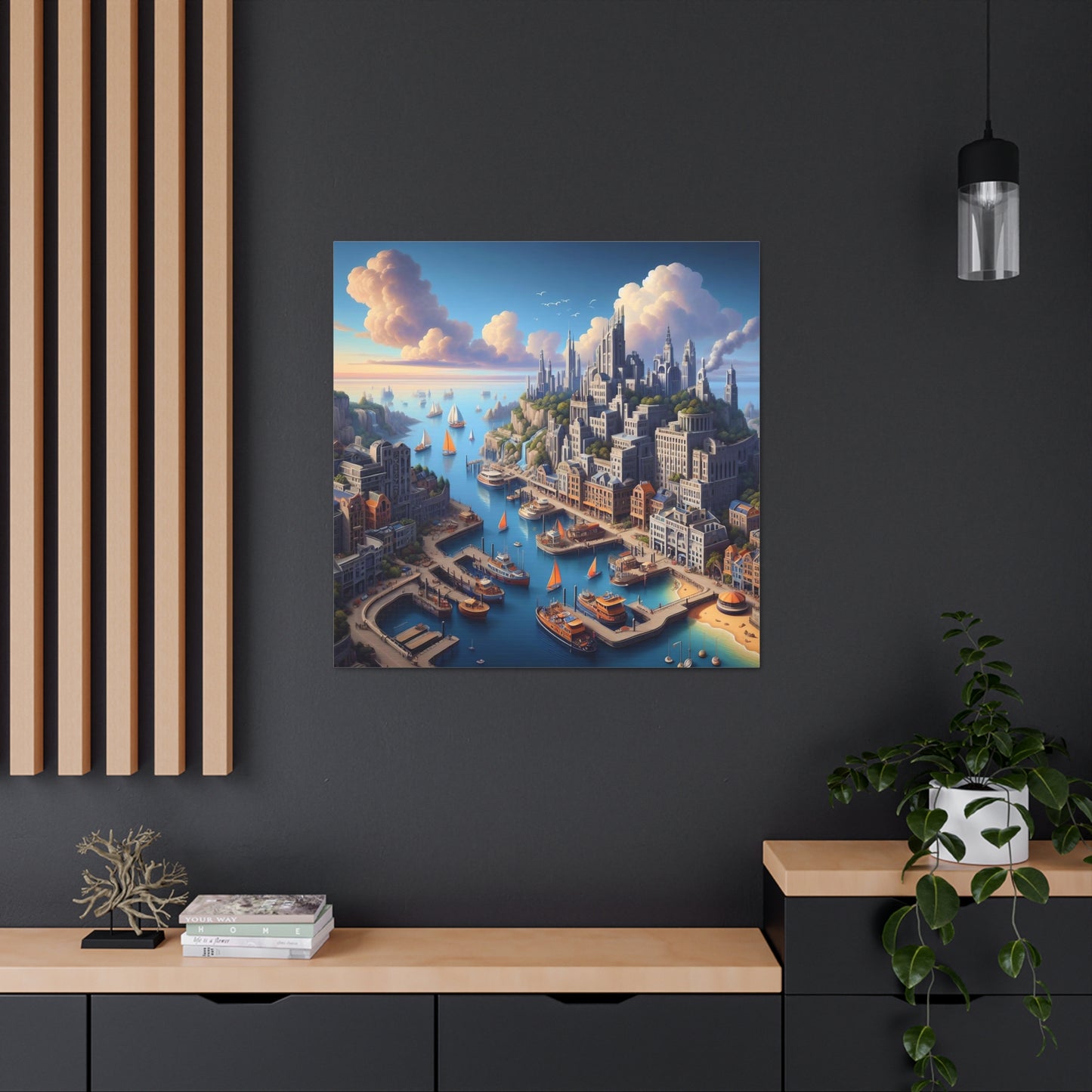 Canvas Gallery Wrap - Harbor 3