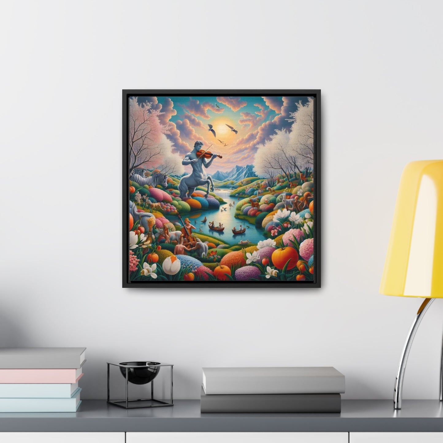 Framed Gallery Canvas Wrap - Spring 104