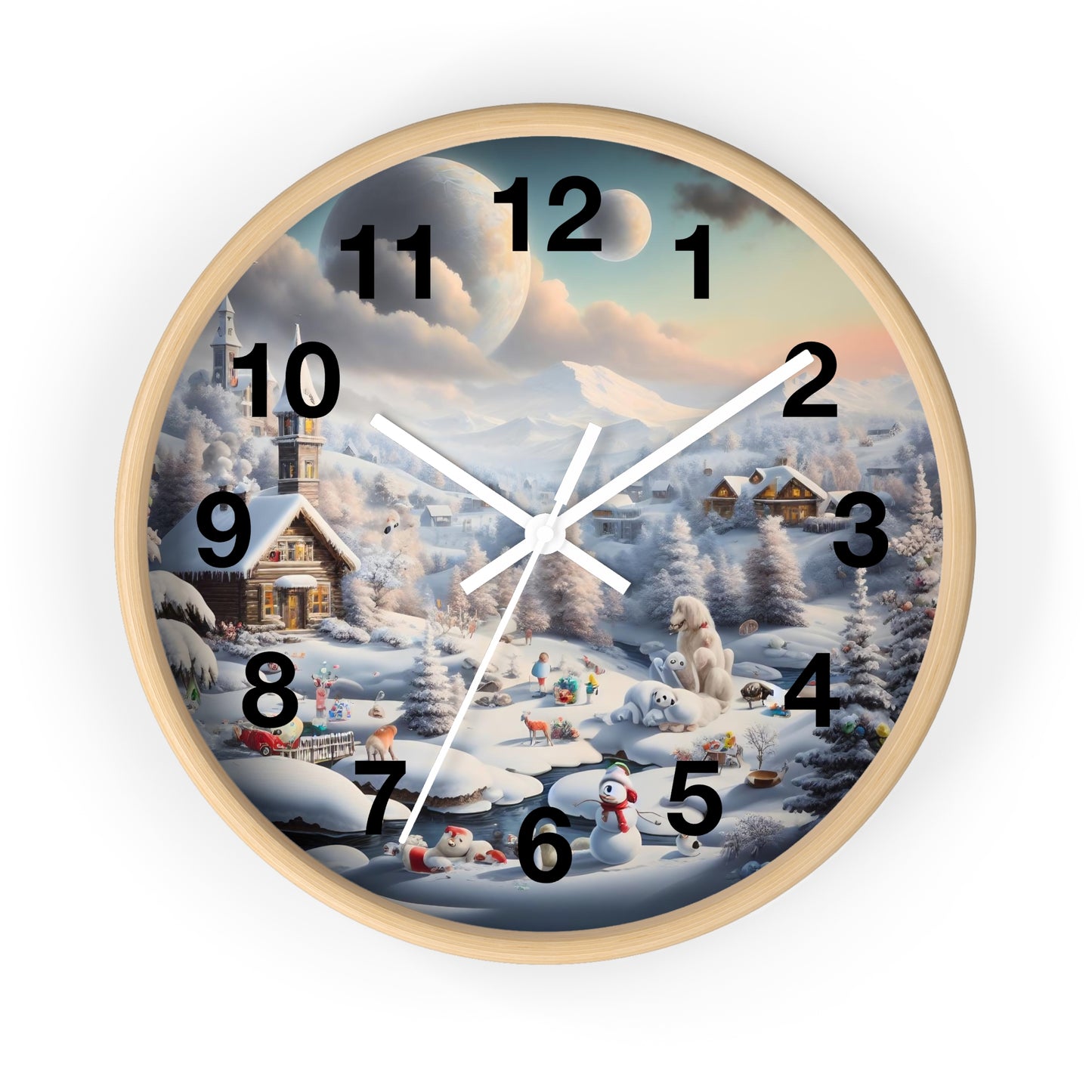 Wall Clock - Winter 104