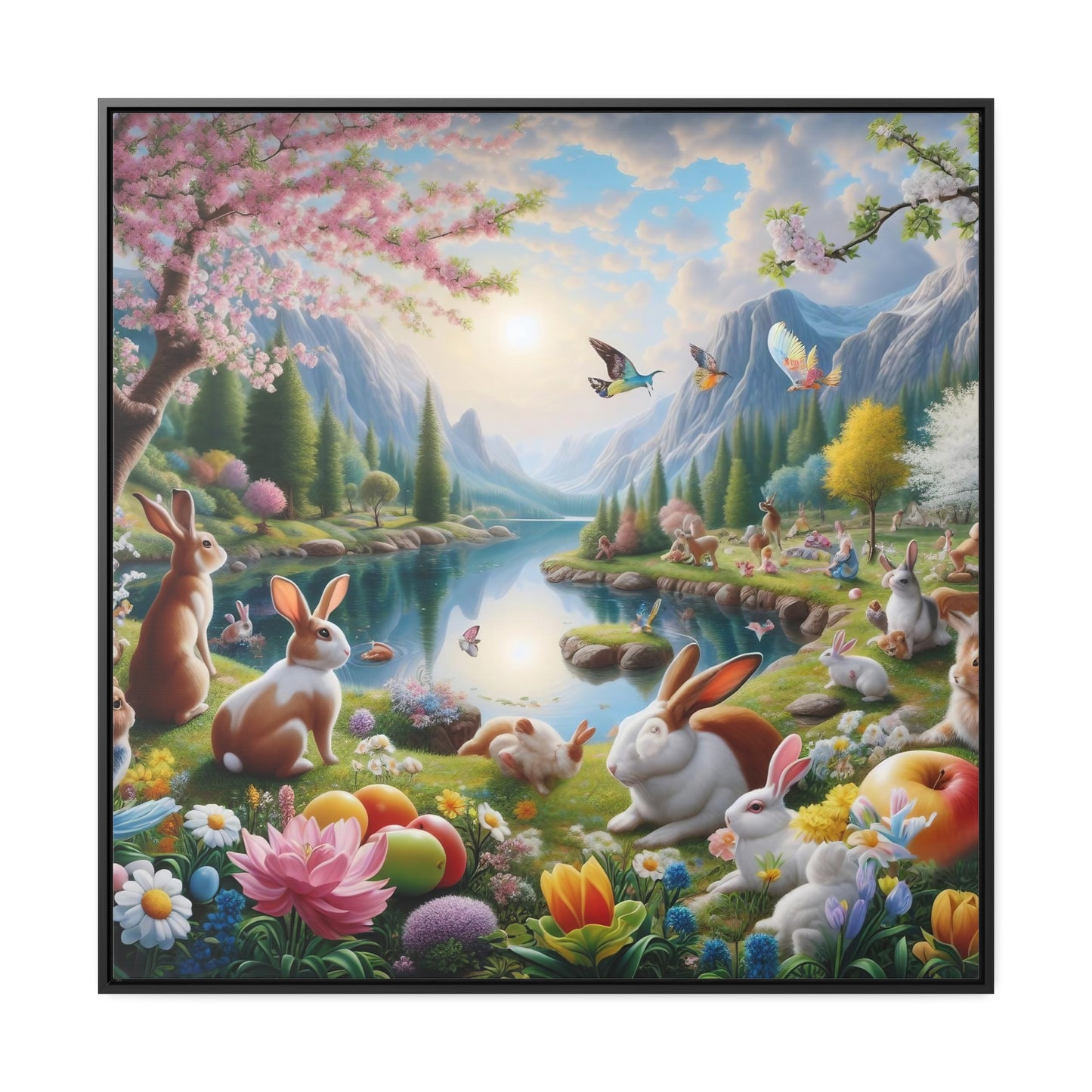 Framed Gallery Canvas Wrap - Spring 15