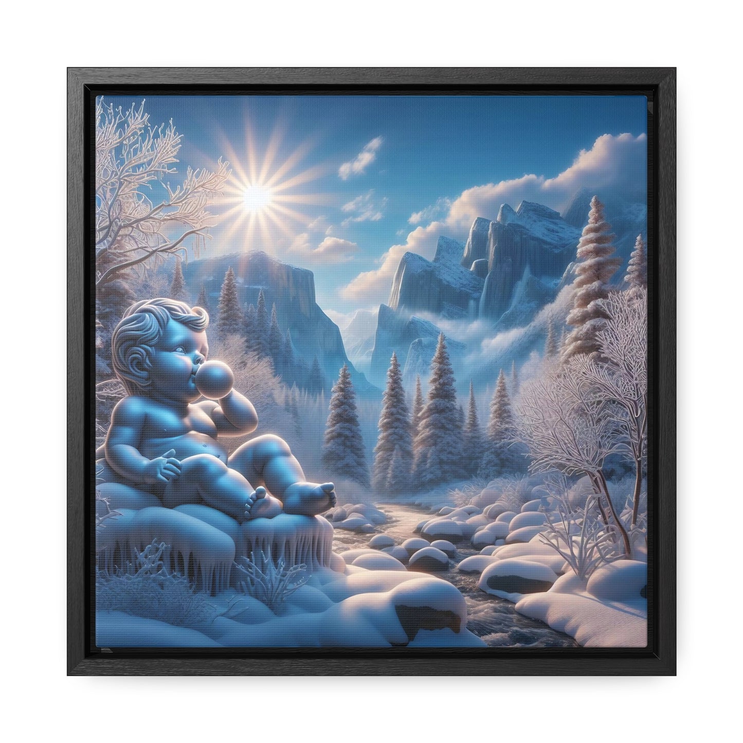 Framed Gallery Canvas Wrap - Winter 119