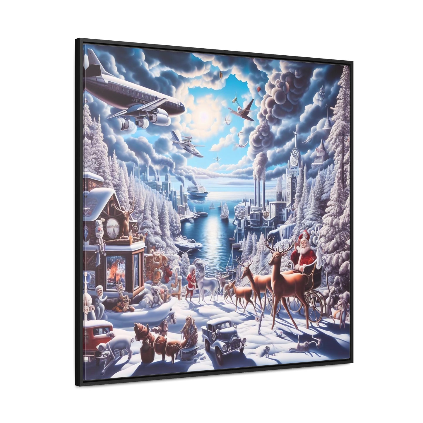 Framed Gallery Canvas Wrap - Winter 114