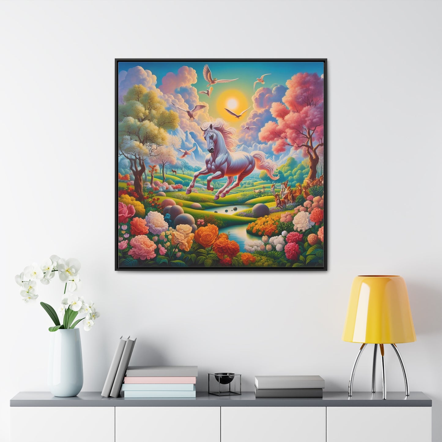 Framed Gallery Canvas Wrap - Spring 37