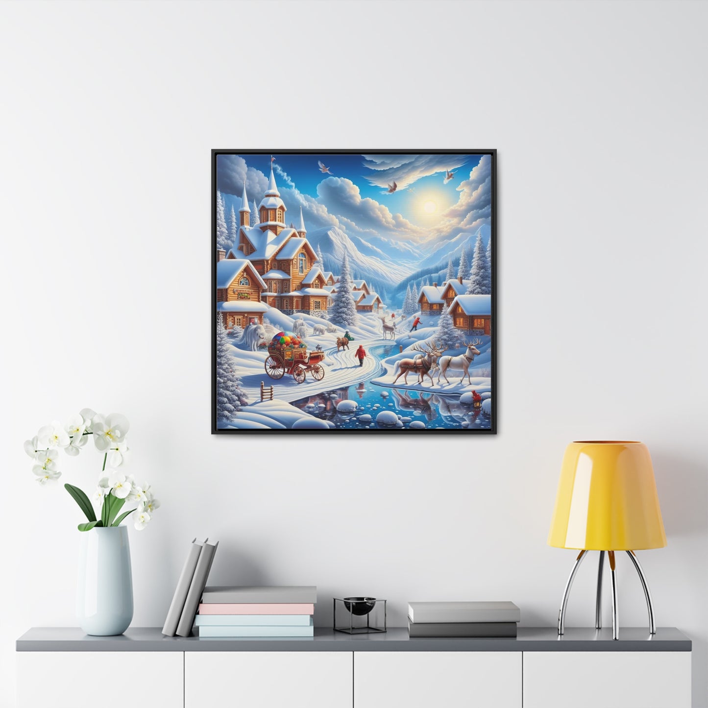 Framed Gallery Canvas Wrap - Winter 115