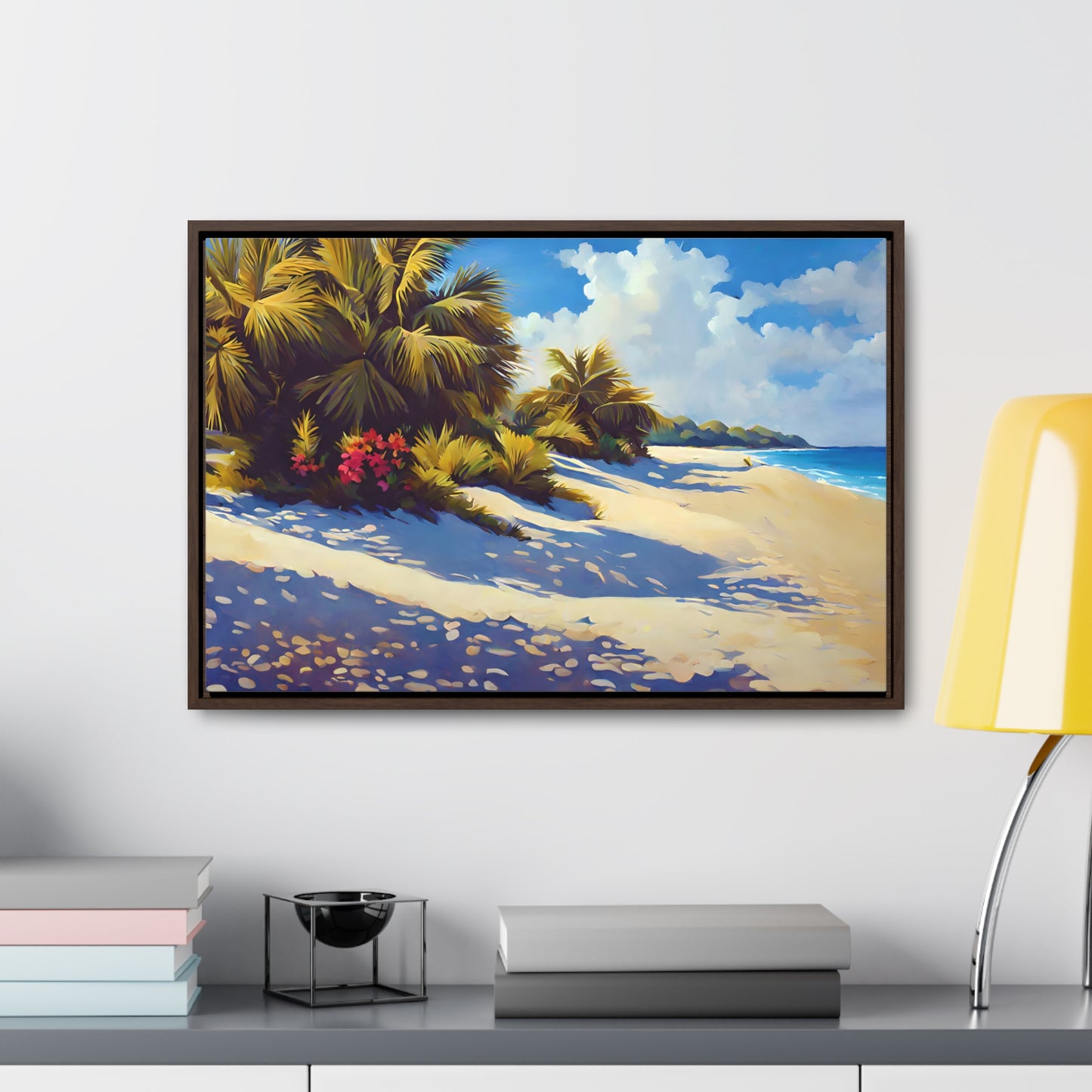 Framed Canvas Gallery Wrap - Beach 2012