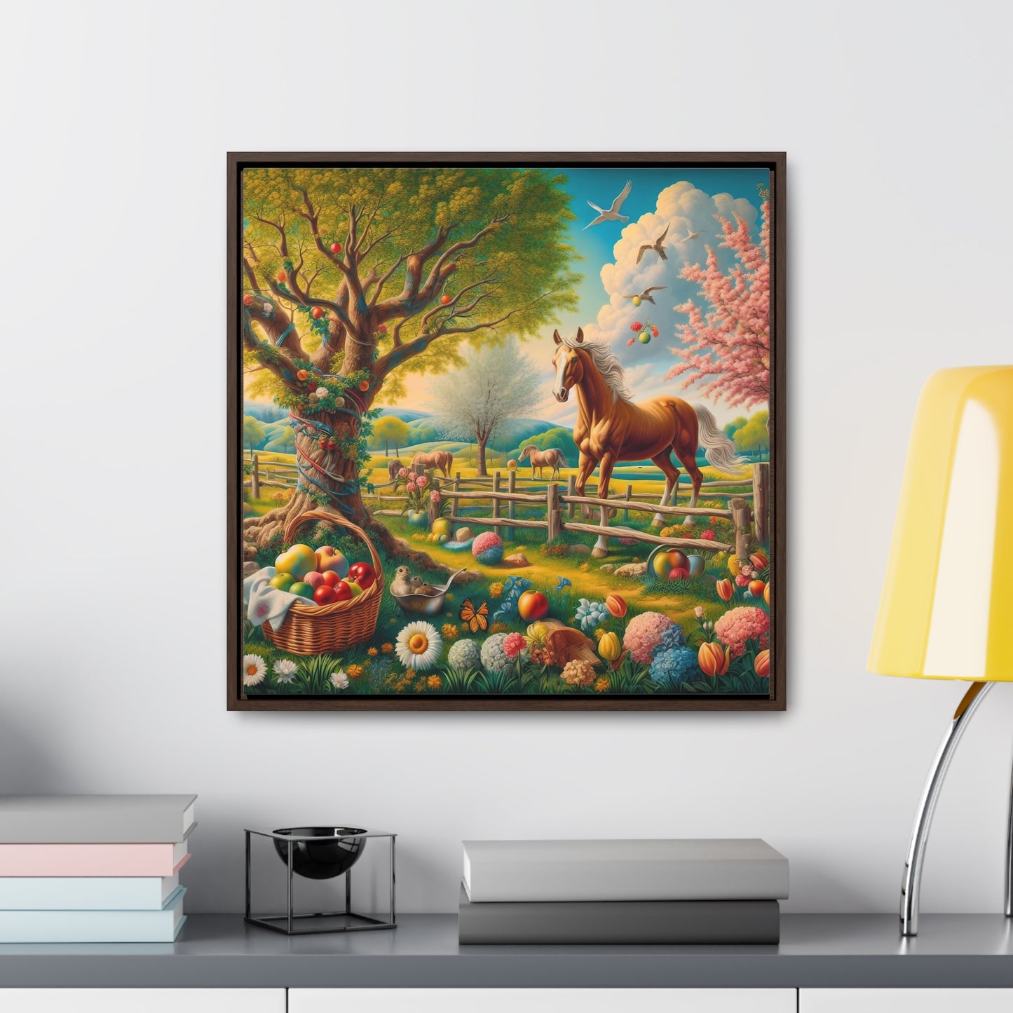 Framed Gallery Canvas Wrap - Spring 50