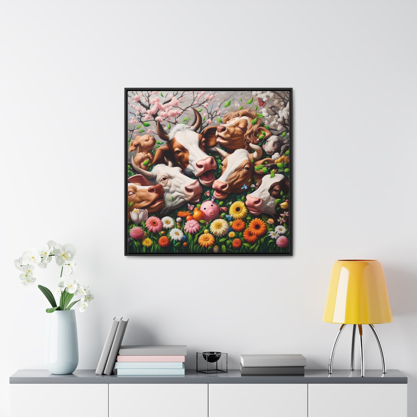 Framed Gallery Canvas Wrap - Spring 120