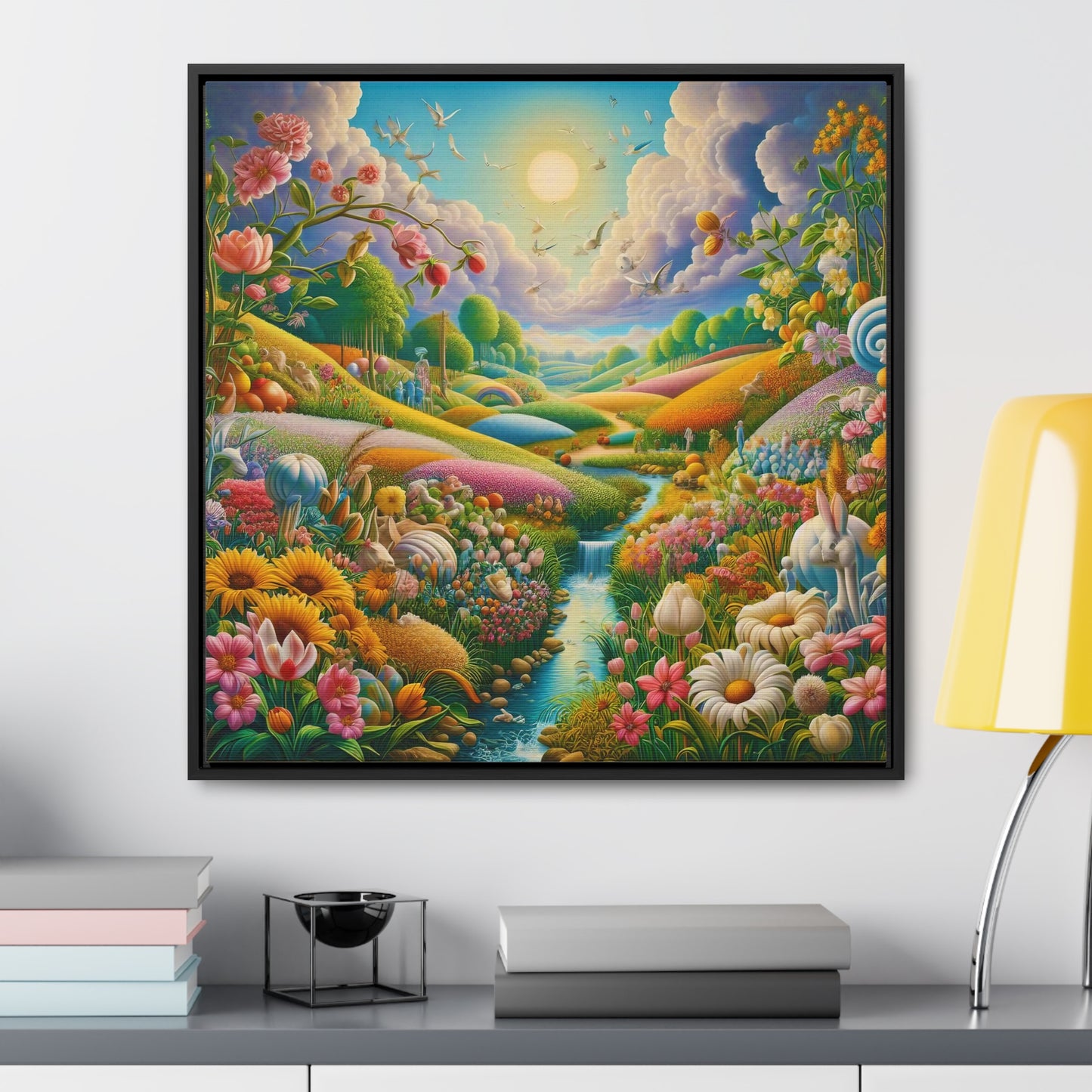 Framed Gallery Canvas Wrap - Spring 107